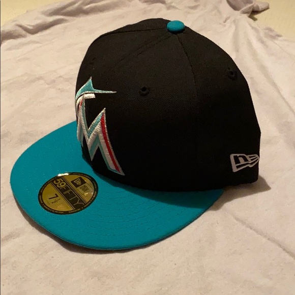 florida marlins fitted hat